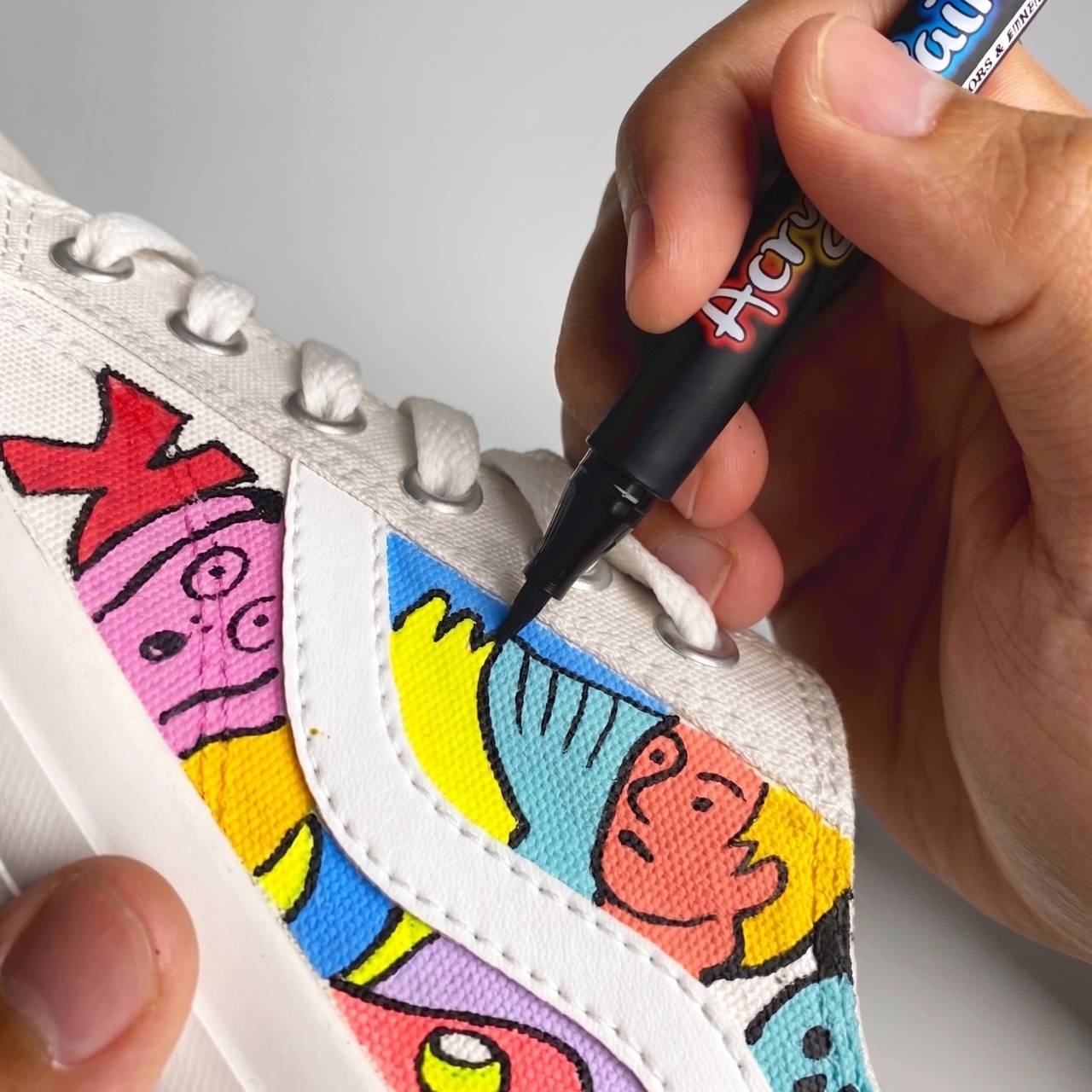 PaintAcrylic, acrylic markers (12 pieces) - Image 3